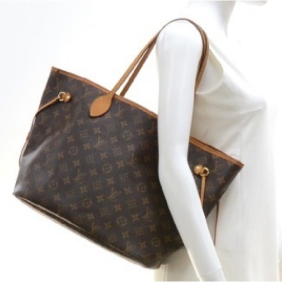 🌟 W/RECEIPT MONOGRAM NEVERFULL MM LOUIS VUITTON - Picture 1 of 16
